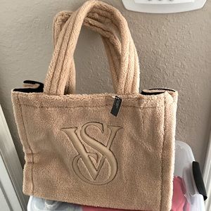 Victoria’s secret fuzzy tote